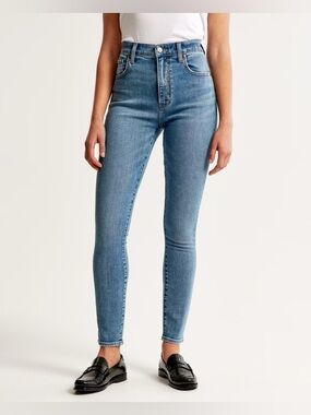 Abercrombie And Fitch Ultra High Rise Skinny Denim Jeans 28